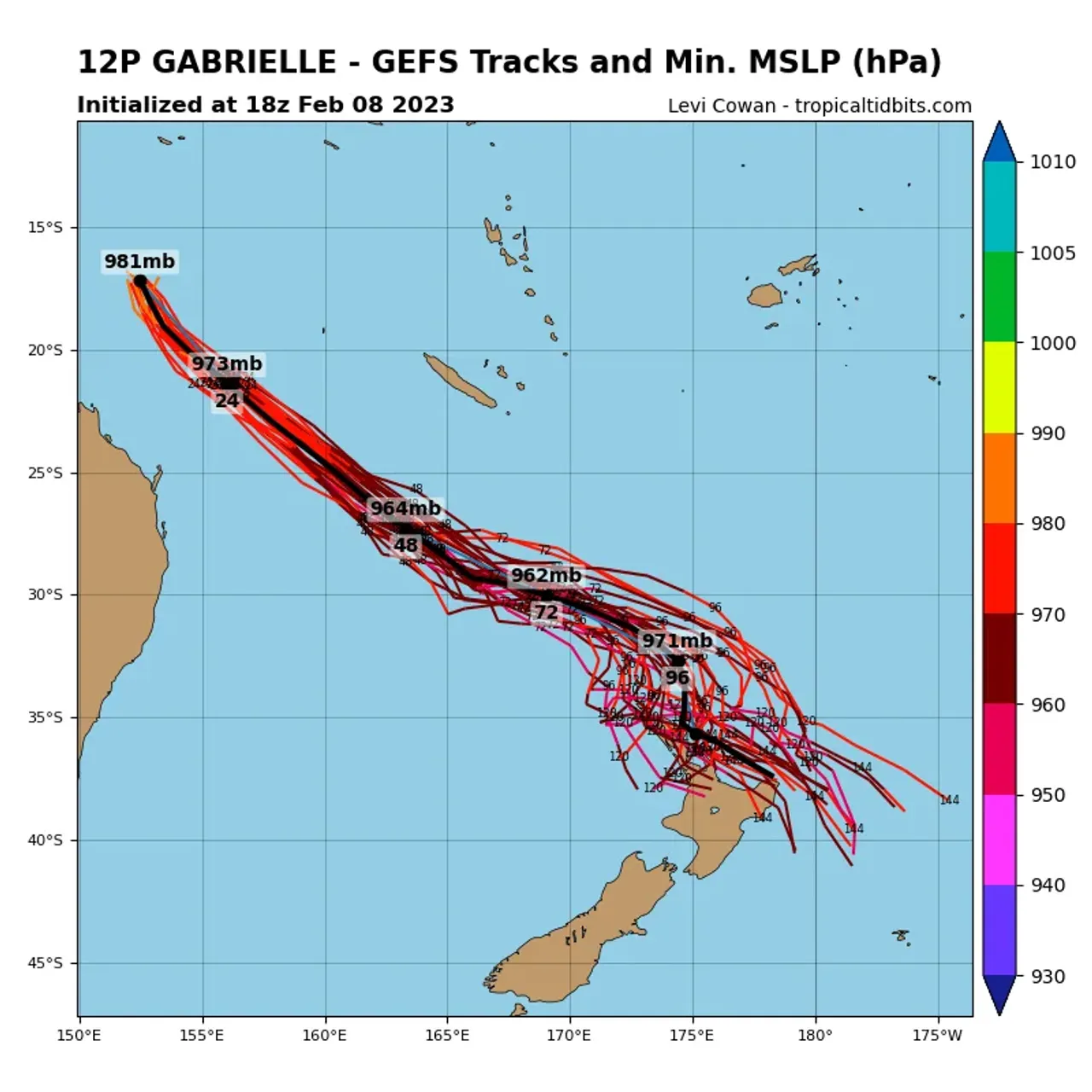 TC Gabrielle Strengthening and MetService Issues 62 Hour Severe Weather Watch photo