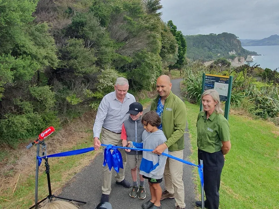Cathedral Cove Track Is Again Open photo