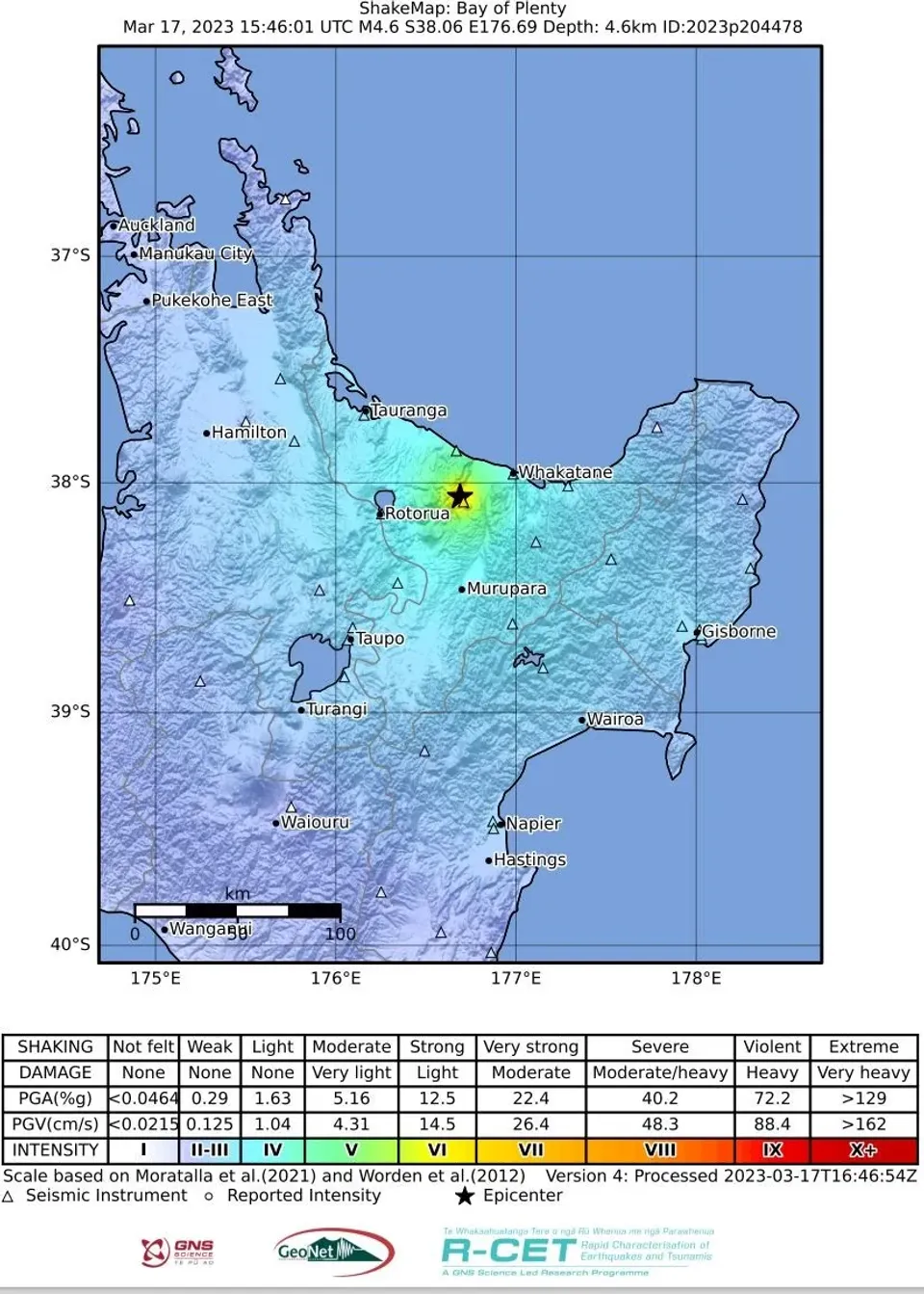 Kawerau Earthquake Swarm photo