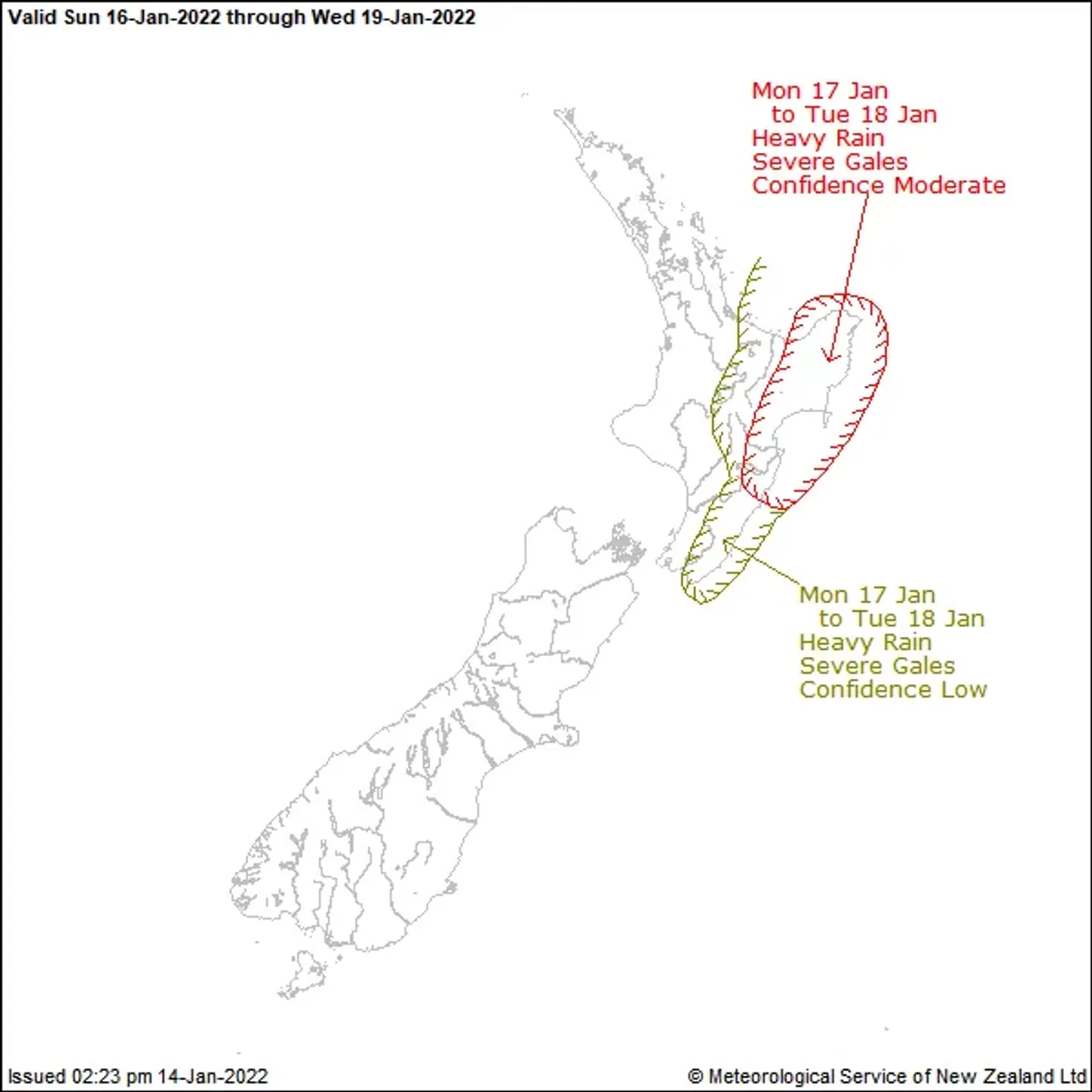 No Mention of Coromandel in MetService Update photo